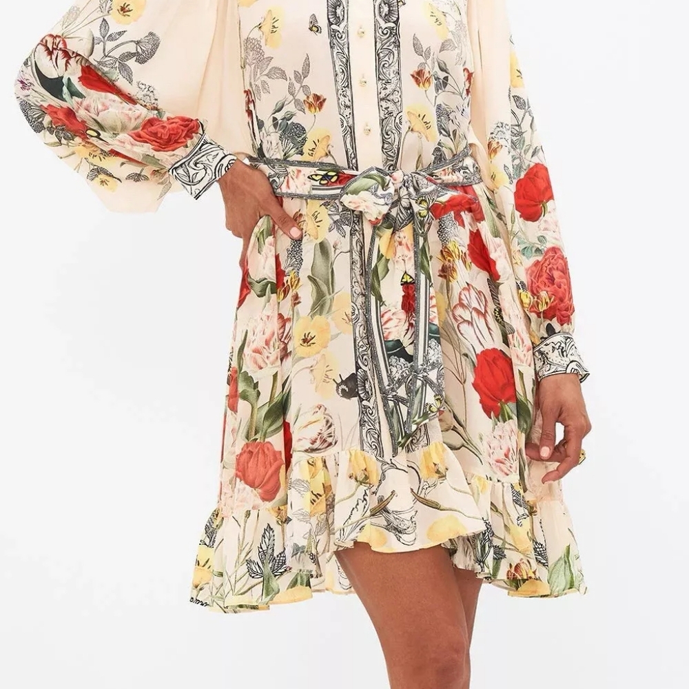 Camilla Etched Into Eternity Drop Sleeve Shirt Dress